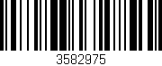 Código de barras (EAN, GTIN, SKU, ISBN): '3582975'