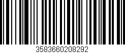 Código de barras (EAN, GTIN, SKU, ISBN): '3583660208292'