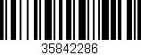 Código de barras (EAN, GTIN, SKU, ISBN): '35842286'