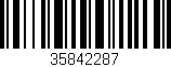 Código de barras (EAN, GTIN, SKU, ISBN): '35842287'