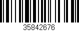 Código de barras (EAN, GTIN, SKU, ISBN): '35842676'