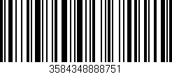 Código de barras (EAN, GTIN, SKU, ISBN): '3584348888751'