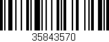 Código de barras (EAN, GTIN, SKU, ISBN): '35843570'