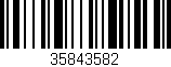 Código de barras (EAN, GTIN, SKU, ISBN): '35843582'