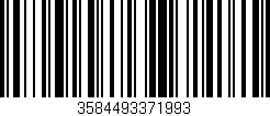 Código de barras (EAN, GTIN, SKU, ISBN): '3584493371993'