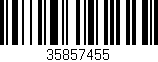 Código de barras (EAN, GTIN, SKU, ISBN): '35857455'