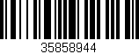 Código de barras (EAN, GTIN, SKU, ISBN): '35858944'