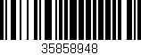 Código de barras (EAN, GTIN, SKU, ISBN): '35858948'