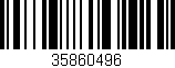 Código de barras (EAN, GTIN, SKU, ISBN): '35860496'