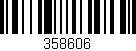 Código de barras (EAN, GTIN, SKU, ISBN): '358606'