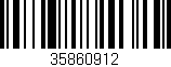 Código de barras (EAN, GTIN, SKU, ISBN): '35860912'