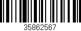 Código de barras (EAN, GTIN, SKU, ISBN): '35862567'