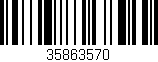 Código de barras (EAN, GTIN, SKU, ISBN): '35863570'