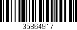 Código de barras (EAN, GTIN, SKU, ISBN): '35864917'