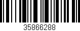 Código de barras (EAN, GTIN, SKU, ISBN): '35866288'