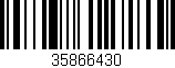 Código de barras (EAN, GTIN, SKU, ISBN): '35866430'
