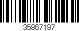Código de barras (EAN, GTIN, SKU, ISBN): '35867197'