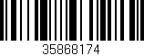Código de barras (EAN, GTIN, SKU, ISBN): '35868174'