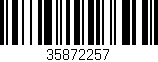 Código de barras (EAN, GTIN, SKU, ISBN): '35872257'