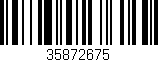 Código de barras (EAN, GTIN, SKU, ISBN): '35872675'