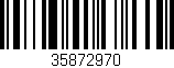 Código de barras (EAN, GTIN, SKU, ISBN): '35872970'