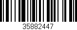 Código de barras (EAN, GTIN, SKU, ISBN): '35882447'