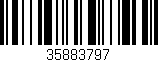 Código de barras (EAN, GTIN, SKU, ISBN): '35883797'