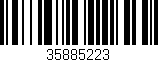 Código de barras (EAN, GTIN, SKU, ISBN): '35885223'
