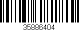 Código de barras (EAN, GTIN, SKU, ISBN): '35886404'