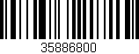 Código de barras (EAN, GTIN, SKU, ISBN): '35886800'