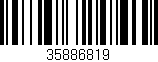 Código de barras (EAN, GTIN, SKU, ISBN): '35886819'