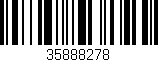 Código de barras (EAN, GTIN, SKU, ISBN): '35888278'