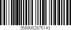 Código de barras (EAN, GTIN, SKU, ISBN): '3589002975143'