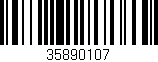 Código de barras (EAN, GTIN, SKU, ISBN): '35890107'