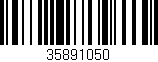 Código de barras (EAN, GTIN, SKU, ISBN): '35891050'