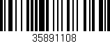 Código de barras (EAN, GTIN, SKU, ISBN): '35891108'