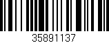 Código de barras (EAN, GTIN, SKU, ISBN): '35891137'
