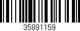 Código de barras (EAN, GTIN, SKU, ISBN): '35891159'