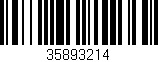 Código de barras (EAN, GTIN, SKU, ISBN): '35893214'