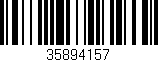 Código de barras (EAN, GTIN, SKU, ISBN): '35894157'