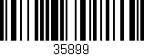 Código de barras (EAN, GTIN, SKU, ISBN): '35899'