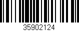 Código de barras (EAN, GTIN, SKU, ISBN): '35902124'