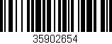 Código de barras (EAN, GTIN, SKU, ISBN): '35902654'