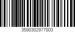 Código de barras (EAN, GTIN, SKU, ISBN): '3590302977003'