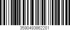 Código de barras (EAN, GTIN, SKU, ISBN): '3590493862201'