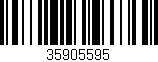 Código de barras (EAN, GTIN, SKU, ISBN): '35905595'