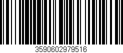 Código de barras (EAN, GTIN, SKU, ISBN): '3590602979516'