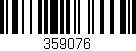Código de barras (EAN, GTIN, SKU, ISBN): '359076'