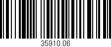 Código de barras (EAN, GTIN, SKU, ISBN): '35910.06'