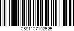 Código de barras (EAN, GTIN, SKU, ISBN): '3591137182525'